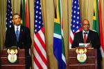 Picture: American President Barack Obama and South African President Jacob Zuma at a press briefing in Pretoria courtesy GovernmentZA.