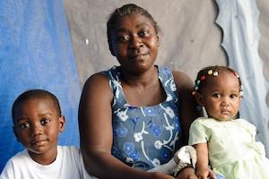 Picture: Haitian, Louise Ernathe Saintus and Grandchildren Courtesy HelpAge/Flickr