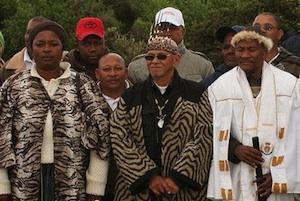 Picture: KhoiSan Royalty courtesy 350.org/Flickr.