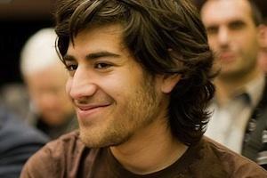 Picture: Aaron Swartz, who committed suicide when faced with 35 years in prison for downloading academic articles, courtesy redredpei/Flickr.