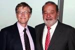 Picture: Top of the heap: The worlds richest men, Bill Gates (net worth $67bn) and Carlos Slim (net worth $73bn), courtesy unionguanajuato.mx.