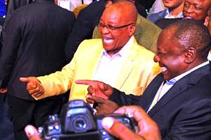 Picture: President Jacob Zuma with ANC Deputy President Cyril Ramaphosa courtesy GovernmentZA/flickr.