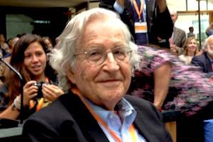 Picture: Noam Chomsky at a conference in Germany in June 2013 courtesy Fazila Farouk/SACSIS.