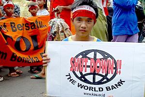 Picture: World Bank protest in Jakarta courtesy Jonathan McIntosh/Wikipedia