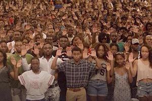 Picture: Howard University, solidarity with Michael Brown, "Hand