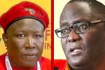 Picture: Leader of the Economic Freedom Fighters, Julius Malema and Cosatu General Secretary, Zwelinzima Vavi courtesy SABC