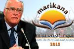 Picture: Ian Farlam, chairperson of the Marikana Commission of Inquiry, courtesy SABC